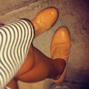 Cynthia Rowley wing tip shoes